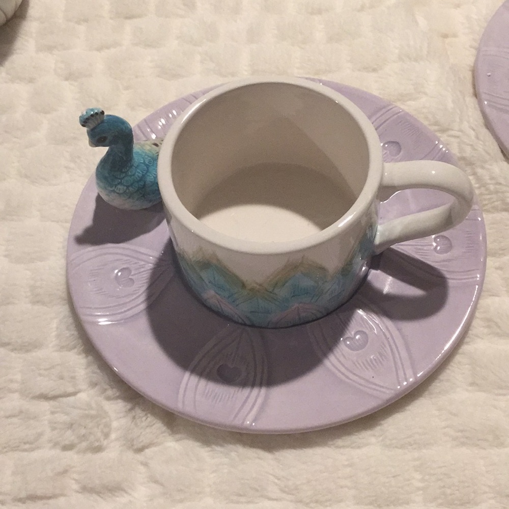 Peacock Tea Set